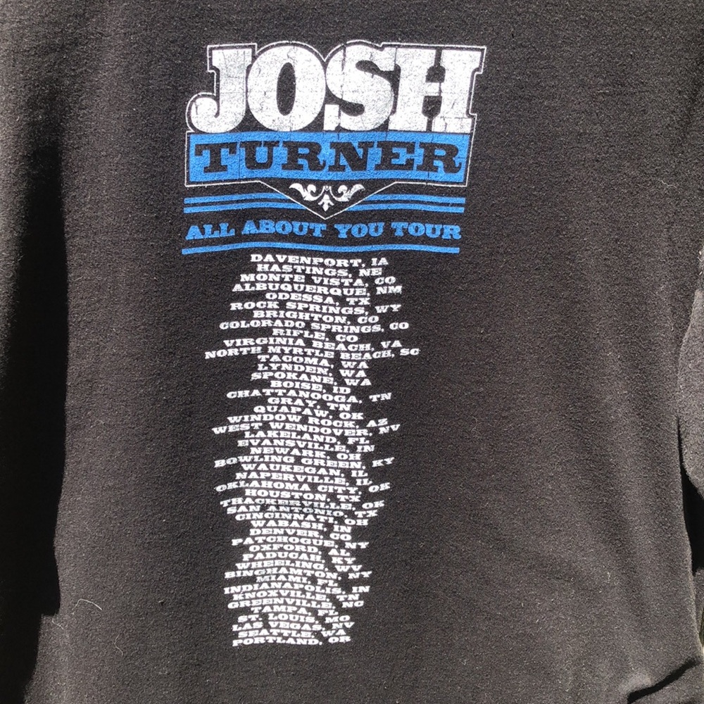 Country Music Josh Turner Concert T-Shirt View 3